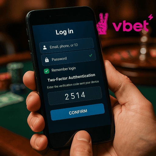 Figura 2 do login da VBET